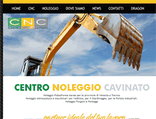 Tablet Screenshot of centronoleggiocavinato.com